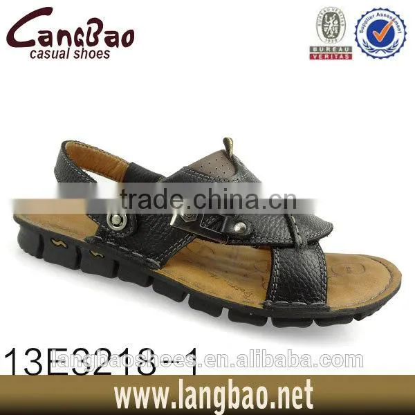 arabic styles men sandal real leather upper