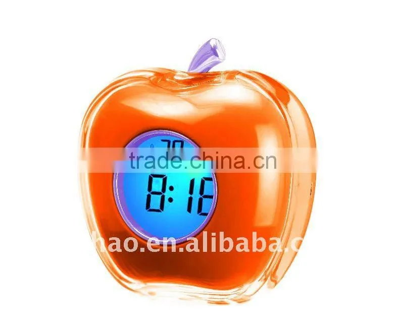 YGH335 LED wake up light clock,talking clock(time /temperature display,LED light,talking time of integer hour)