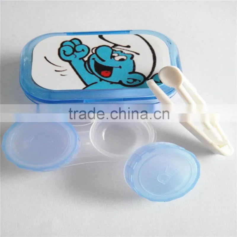 cute contact lens case, smart case contact girl