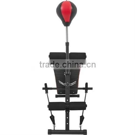 Ab Workout Incline Sit Up Bench with Punching Ball