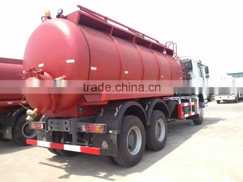 HOWO 6X4 266HP sewage suction truck cleaning truck