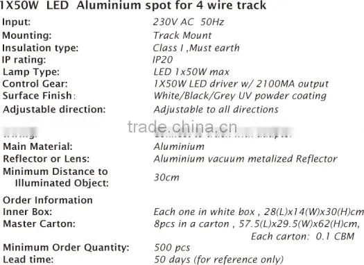 COB tiltable 3 phase led track light cylindrical led track spot lamp