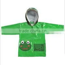 Yellow Raincoats For Kids PU Raincoat