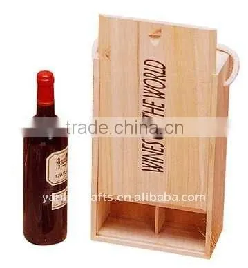 Customized wooden wine box