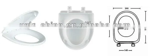 two piece toilet standard seat cover PP