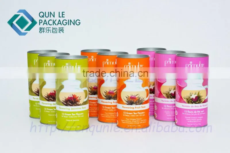 New Design Tea can with metal insert lid