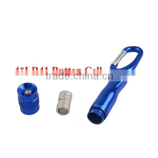 Bottle Beer Opener Keychain Light LED Emergency Mini Flashlight With Carabiner