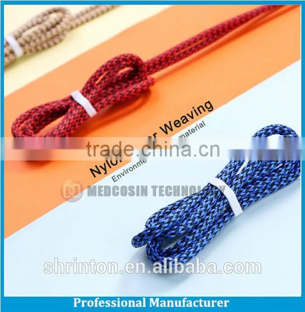 Remax Nylon Braided fabric micro usb cable 1M with metal head