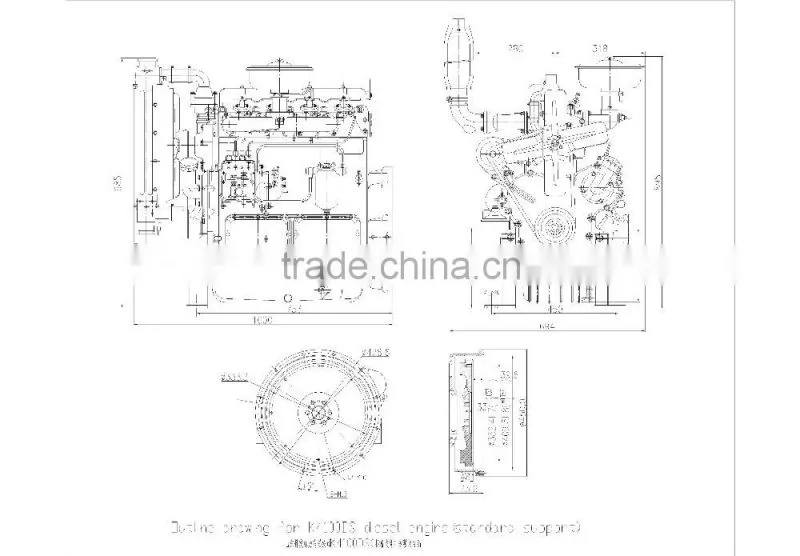 30.1KW Kofo power K4100D diesel engine for sale