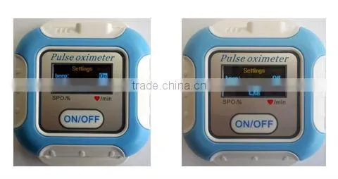 Orange color Excellent finger pulse oximeter with Bluetooth Wireless