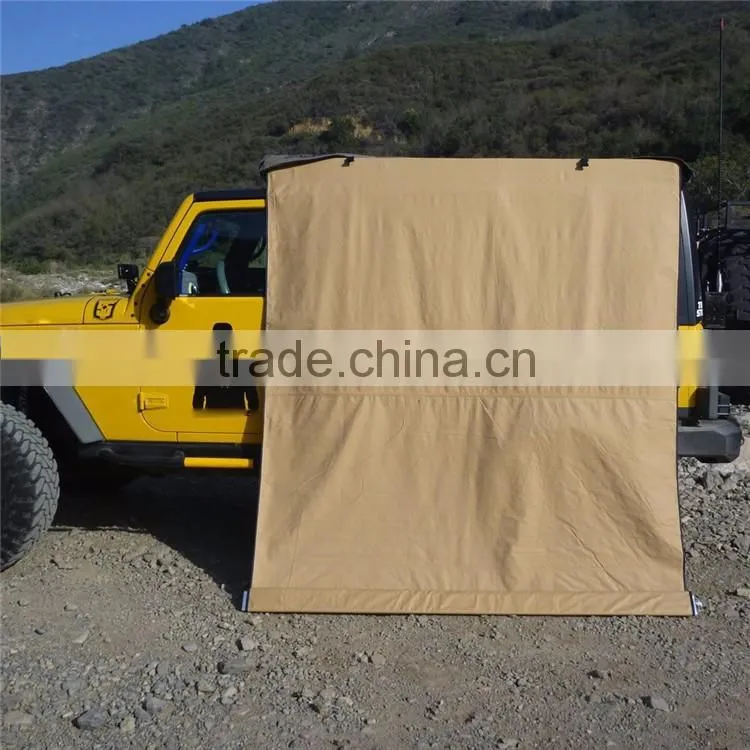 New Product Travel Camping Folding Car Roof Tent Car Side Awning Roof Top Tent
