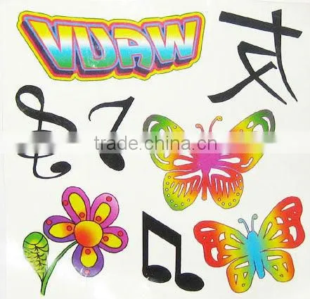 cool human fashion shinning nail sticker