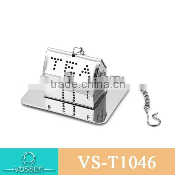 Silver plating tea pot shaped E tea infuser