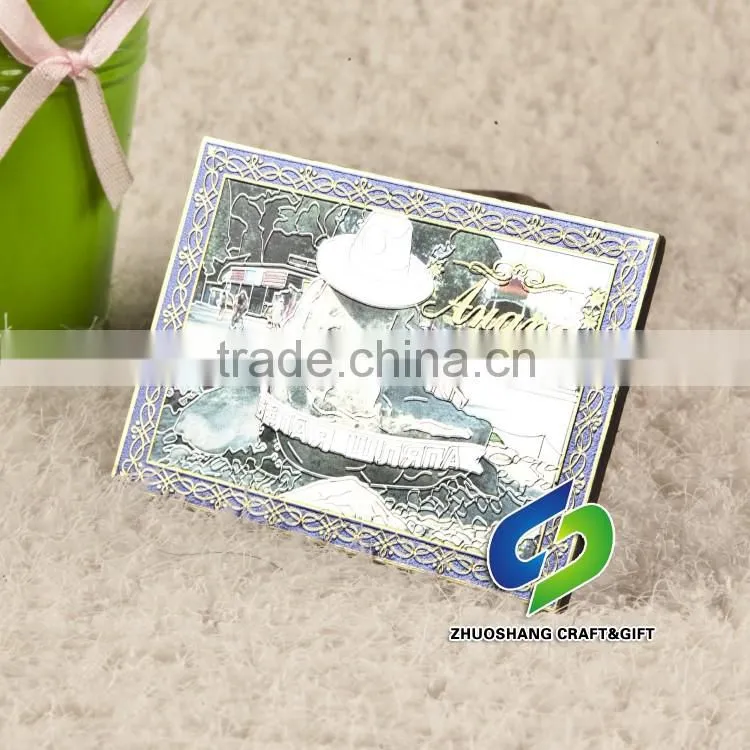 Novel Custom Metal Fridge Magnet /Alminum Foil Fridge Magnet /beautiful sports Fridge Magnet