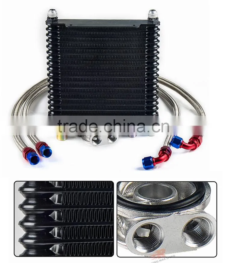 wholesale universal racing car trust row 17 motorcycle oil cooler radiator