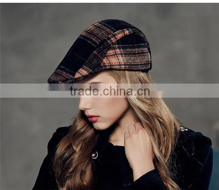 High Quality Chic Fashion OEM Unisex Wholesale Newsboy Ivy Cap