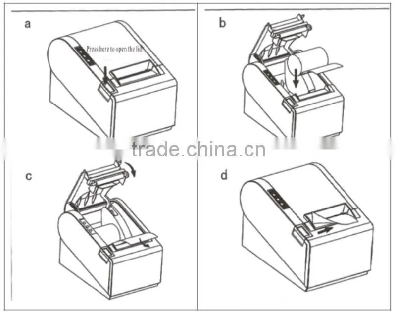 High-tech! 80mm receipt printer