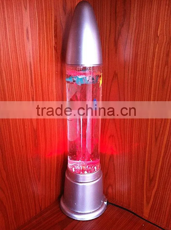 red bubble lamp