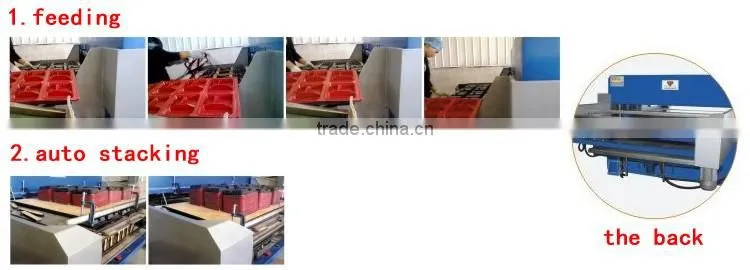 HG-B120T automatic blister food box cut making machine
