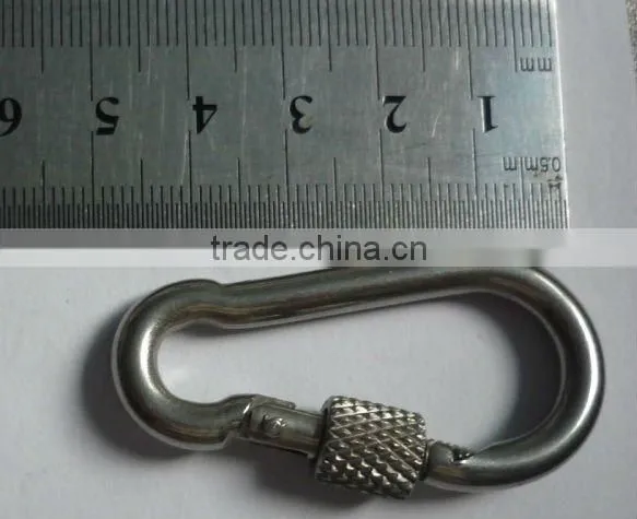 Steel Electric Galvanized delta shaped quick link carabiner rigging hook manufacturer