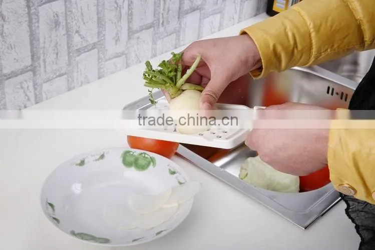 S/S+ABS 24.5*8.8*1.6 Kitchen tools practical and convenient vegetable planing/multifunctional manual grater
