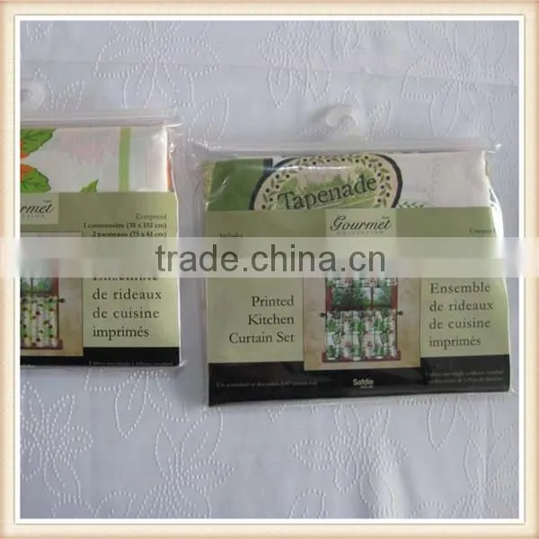 Factory Supply Promotional kitchen curtain