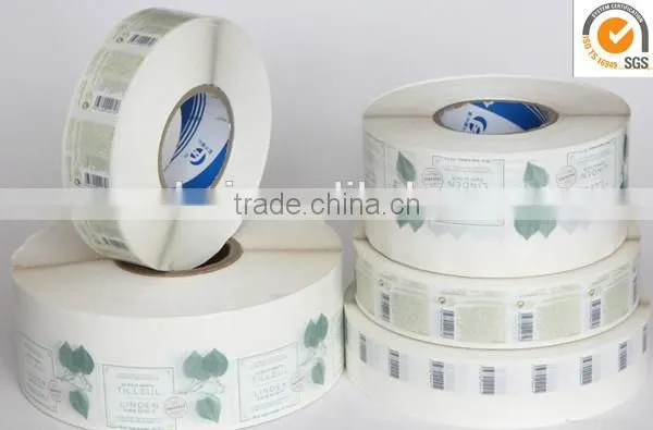 2015 new fashion high quality custom barcode label paper