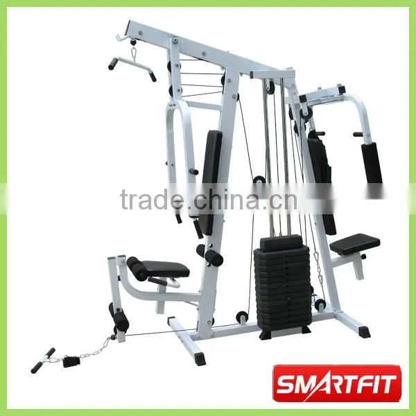 hot sale new designed customized 2 Station Home Gym with lat bar and leg extension