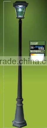 Outdoor Post motion activated solar powered LED garden latern light