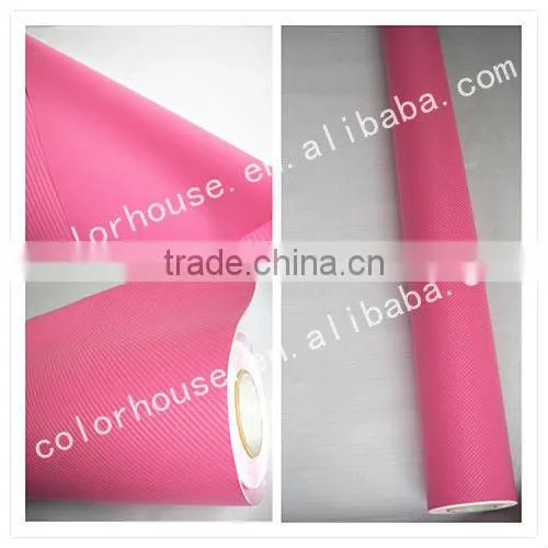 3D calendered carbon fiber water transfer film