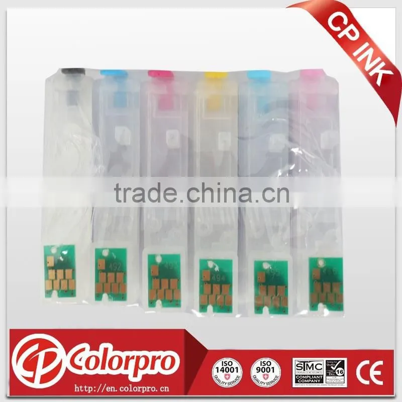 For epson Stylus Photo R310/R350 printer for epson T0491--T0496 refill empty ink cartridge