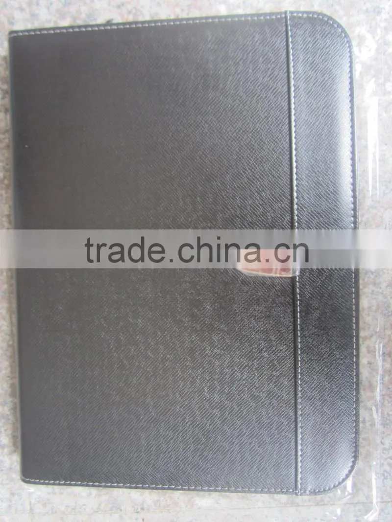 High quality office A4 size leather PU file folder