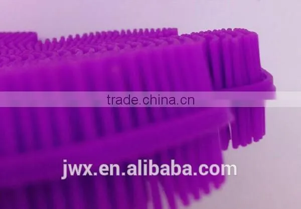 Skin-friendly face wash brush with bright color easy storing