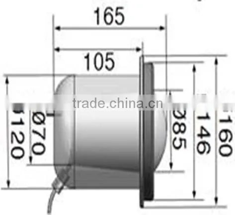 27W high lumen LED floating underwater light