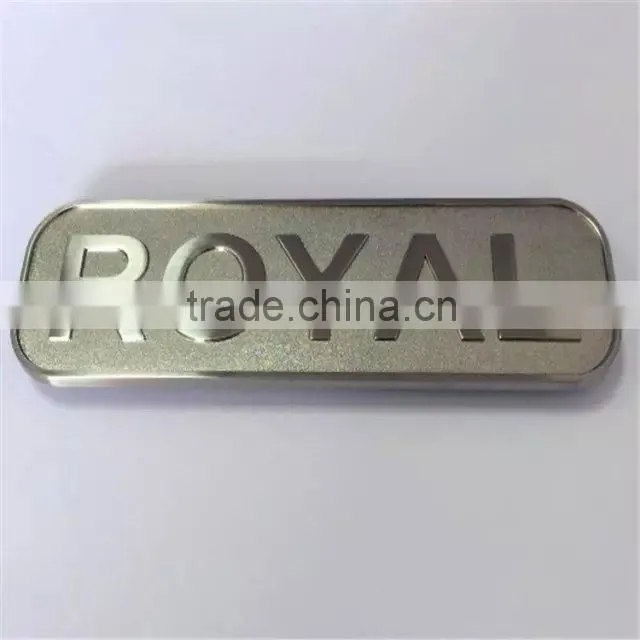 Custom metal tags for clothes label