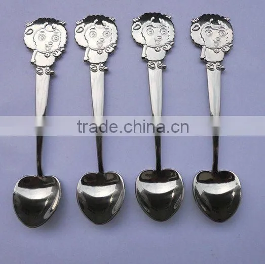 Wonderful antique children cartoon spoon