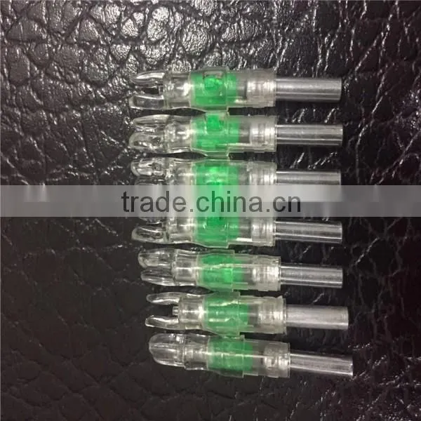 Green LED Arrow Nocks with Automatic light up