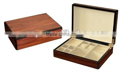 Leather decorative jewelry box
