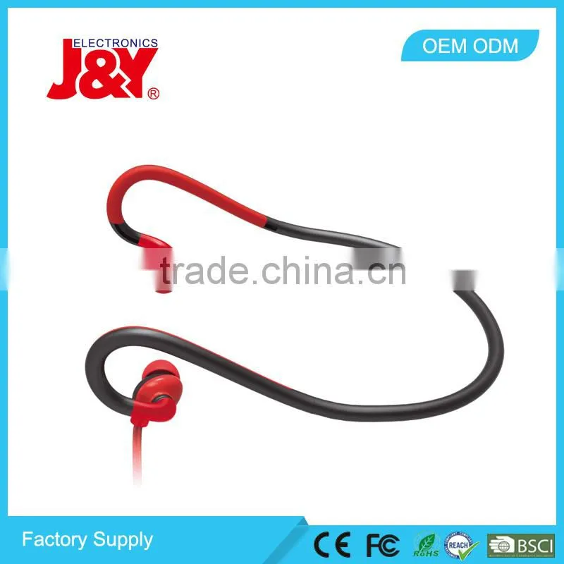 Sweat Proof Neckband Earphone / Sports Neckband Earphone with Microphone / JY-H06A