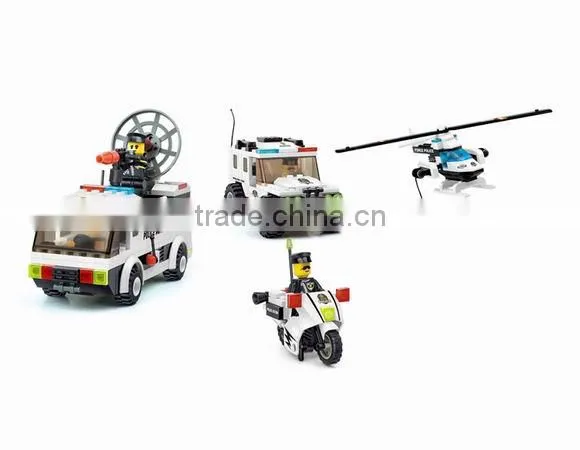 416pcs Super police unit block set