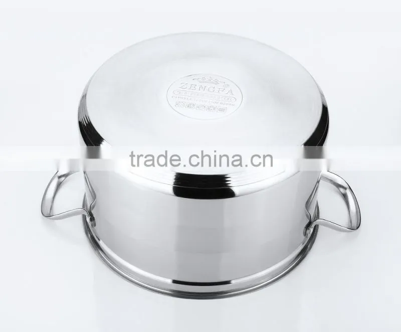 large stainless steel cookware kitchenware houseware stock pot 28cm