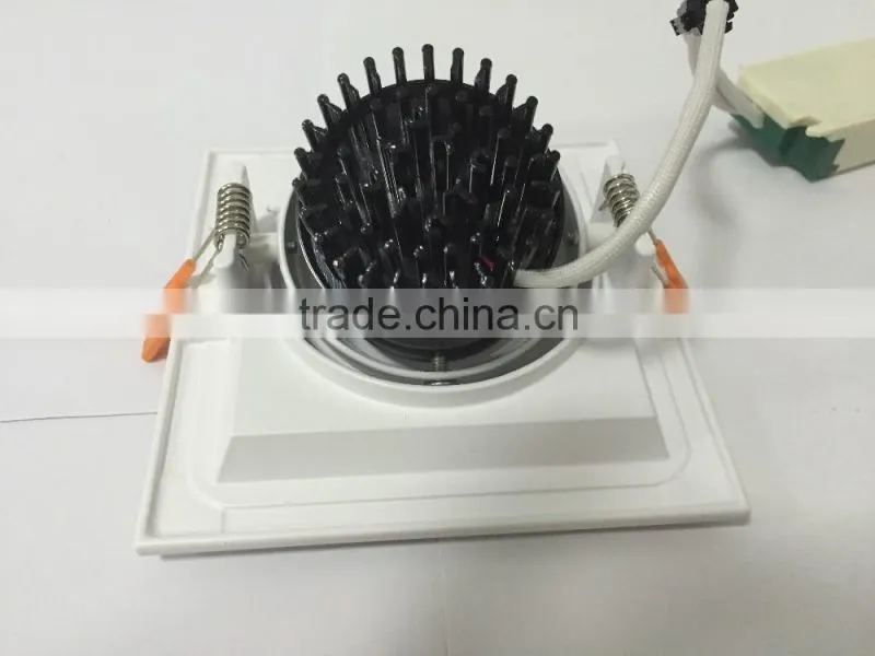 5W Square recessed down light ceiling light 10w at 15w ceiling for south american ceiling