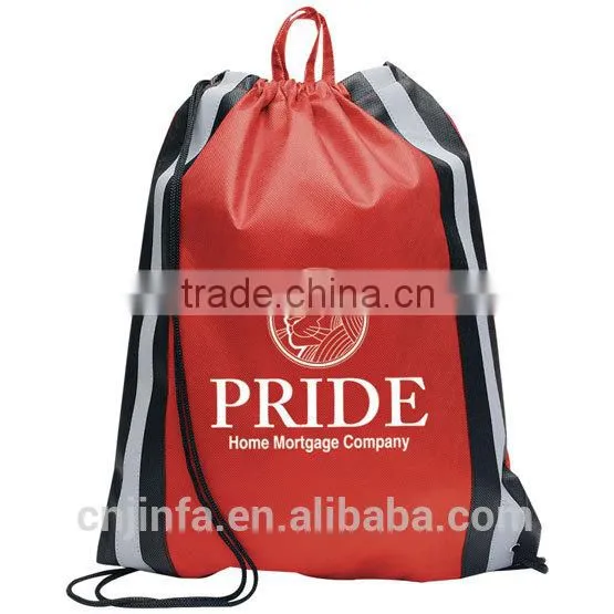 promotional non woven drawstring bag