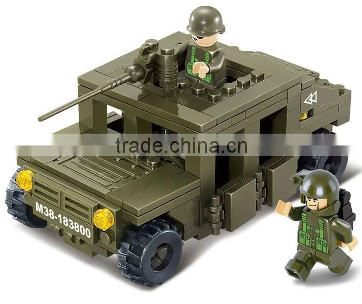 bd-7530297 children building block Army force plastic intelligent building block 175pcs