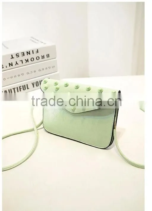2016 fashion heart shape sling PVC bags