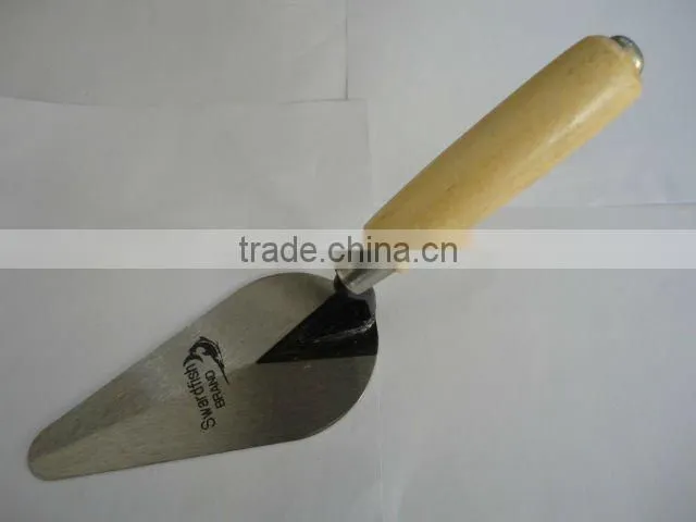 Carbon steel blade bricklaying trowel,durable hand tools