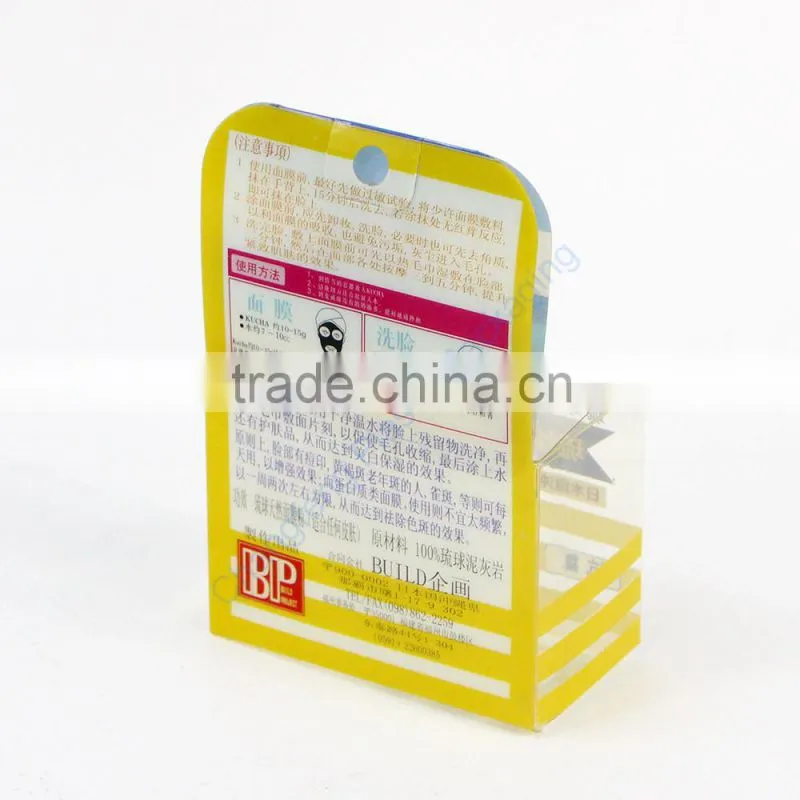 Environmental packaging box for facial cream packaging