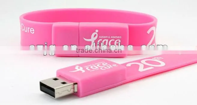 Promotional Full Capacity Wristband USB Flash Drive