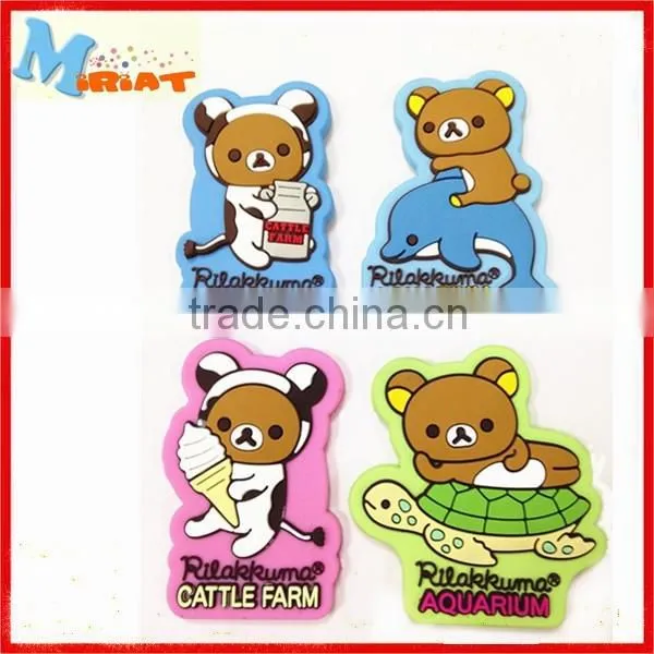 Beauty princess 2d pvc kids refrigerator magnets