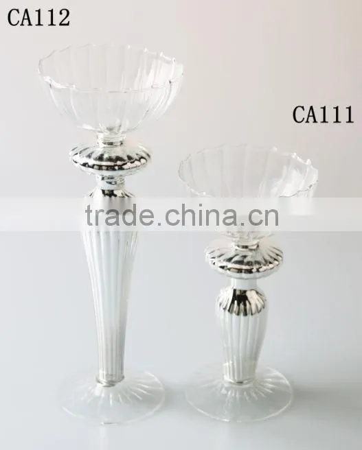 glass candle holder for wedding centerpieces